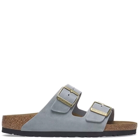 Birkenstock Arizona Oiled Leather Sandaler, Basalt Gray